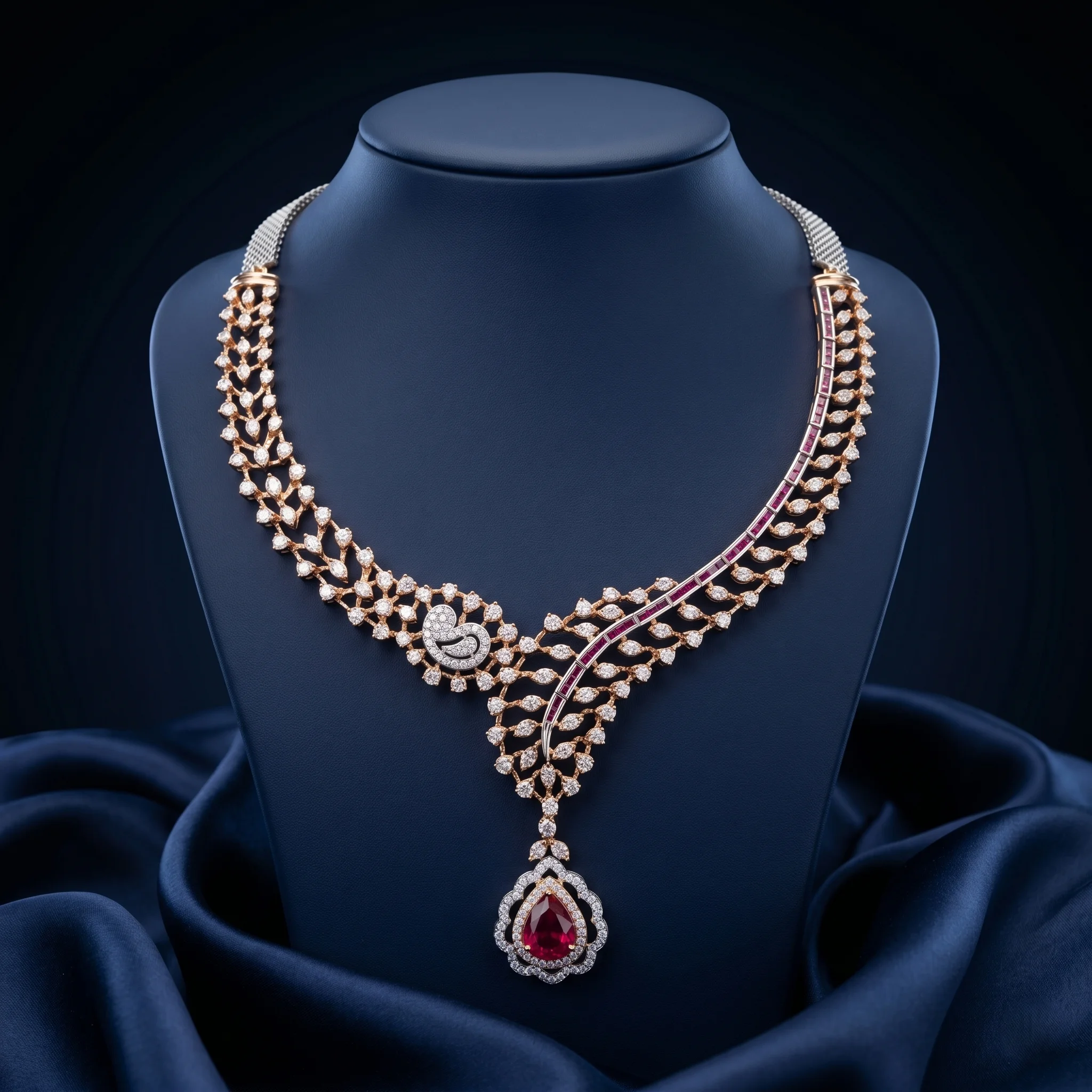 Glamour From – lab-grown diamond necklace