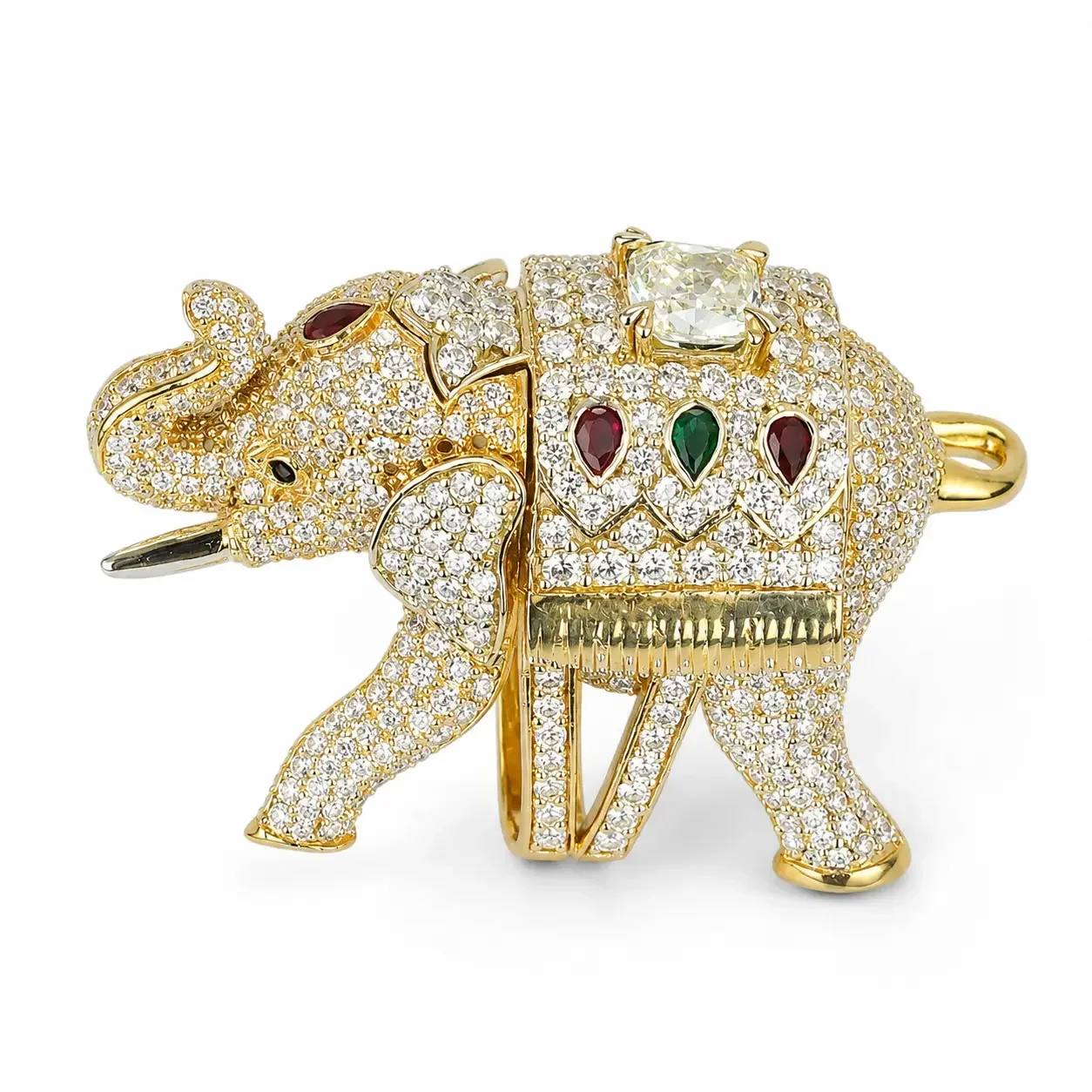 Elephant Cocktail Ring – lab-grown diamond ring