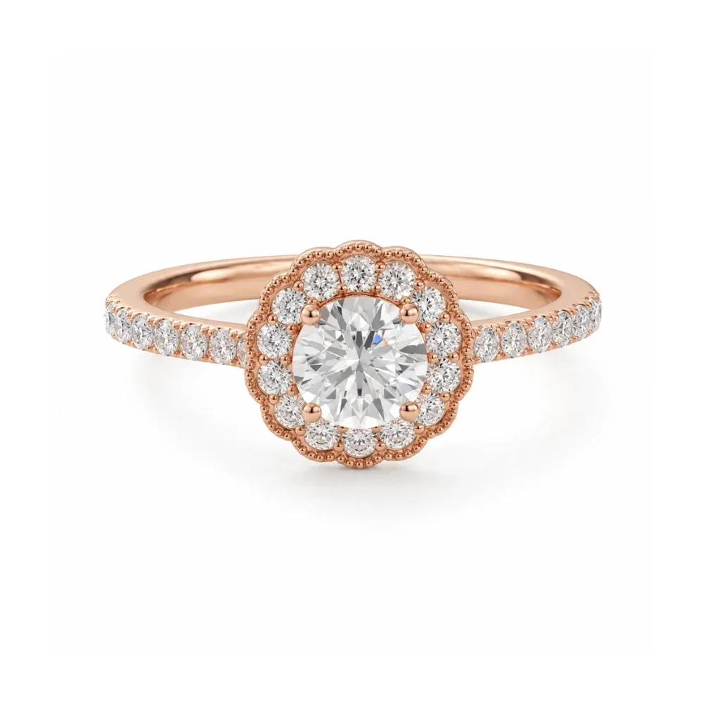 Flower Ring – lab-grown diamond ring