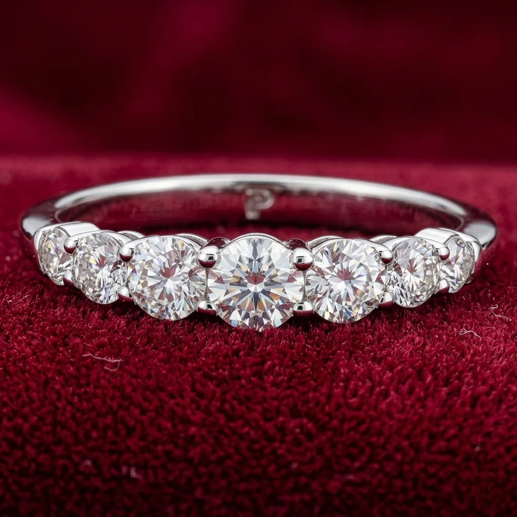 5 Diamond Wedding Band – lab-grown diamond ring
