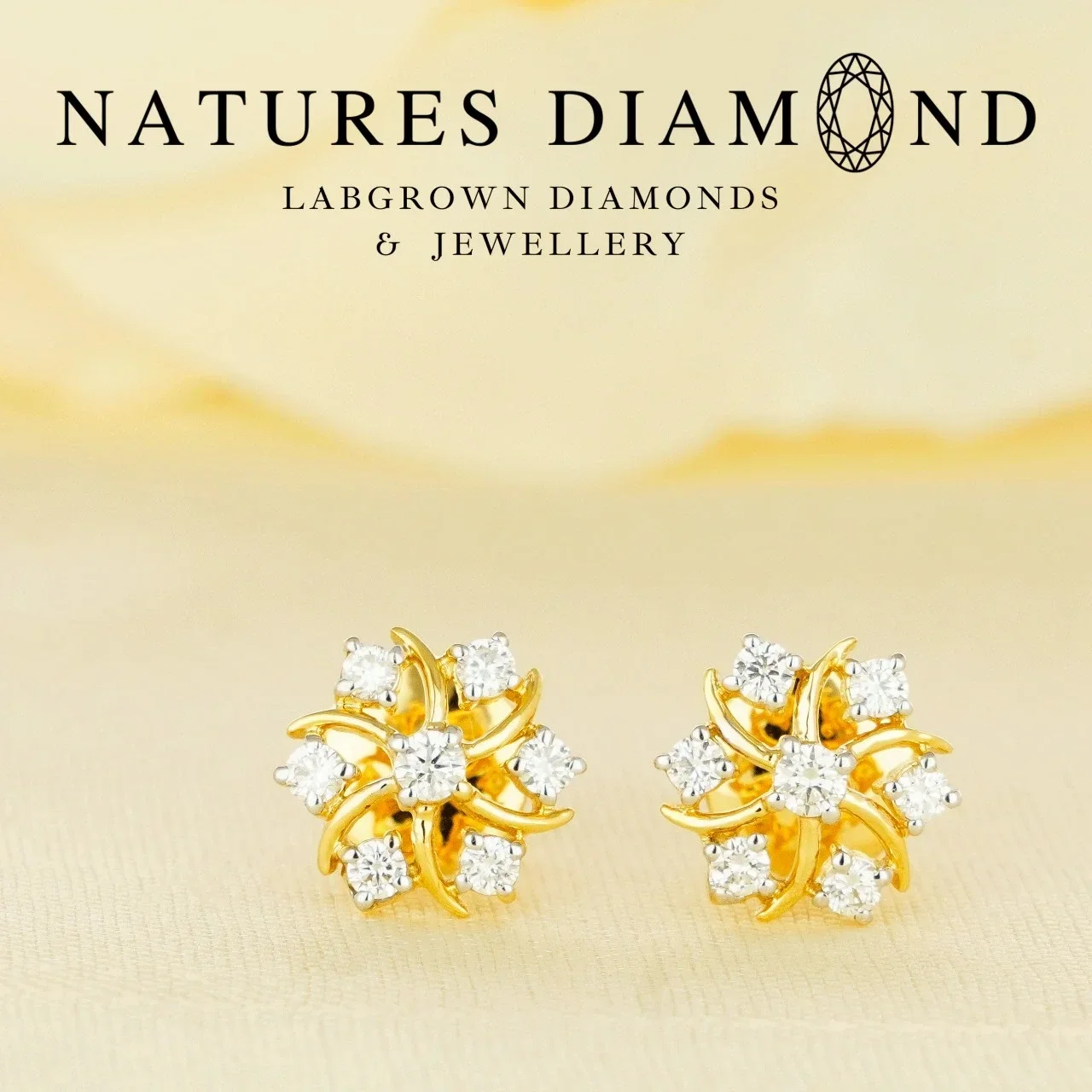 Modern 7-Stone Earrings – lab-grown diamond earrings