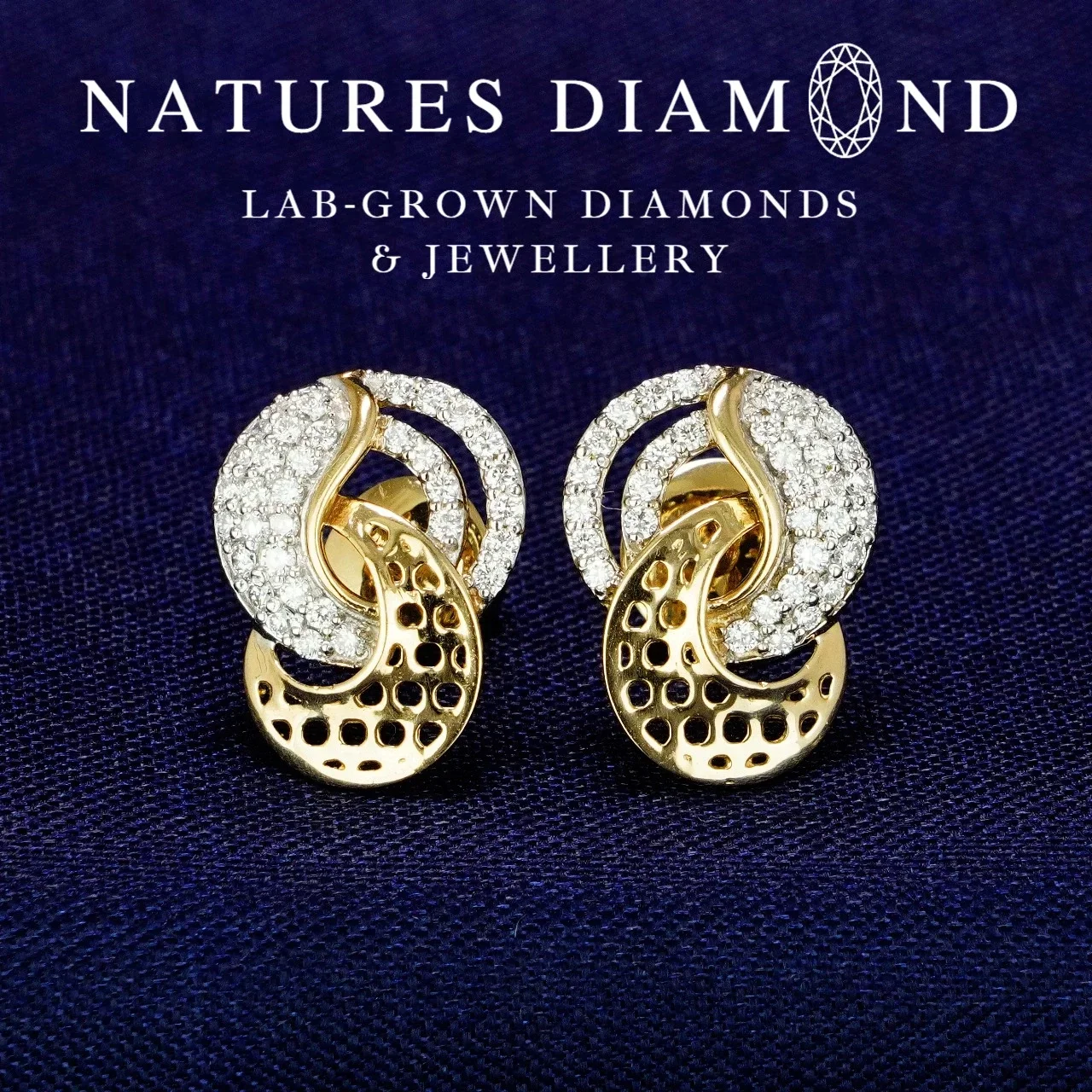 Daily Wear Designer Earrings – lab-grown diamond earrings